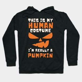 This is my human costume, i'm really a PUMPKIN Hoodie